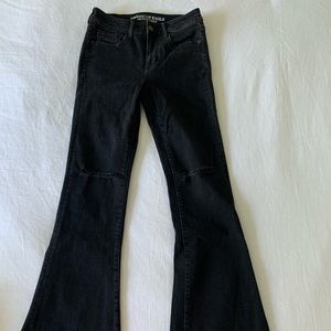 High rise flare jeans